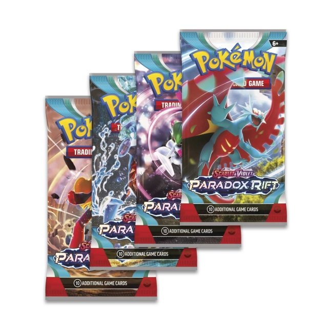 Pokémon TCG Scarlet & Violet Paradox Rift Booster Display
