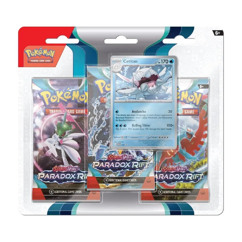 Pokemon TCG Scarlet & Violet Paradox Rift 3-Pack Booster